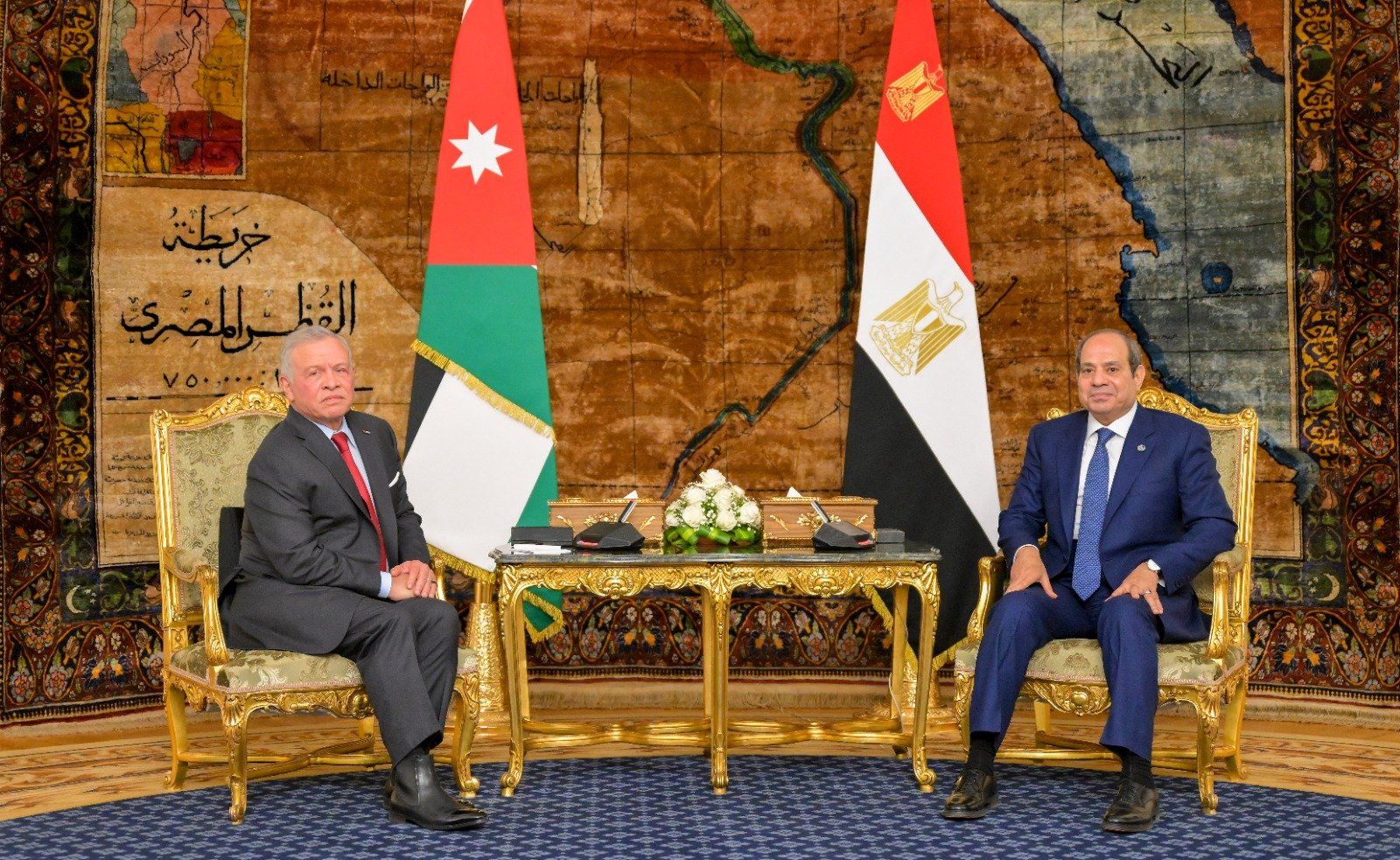 الرئيس السيسى وملك الأردن (5)