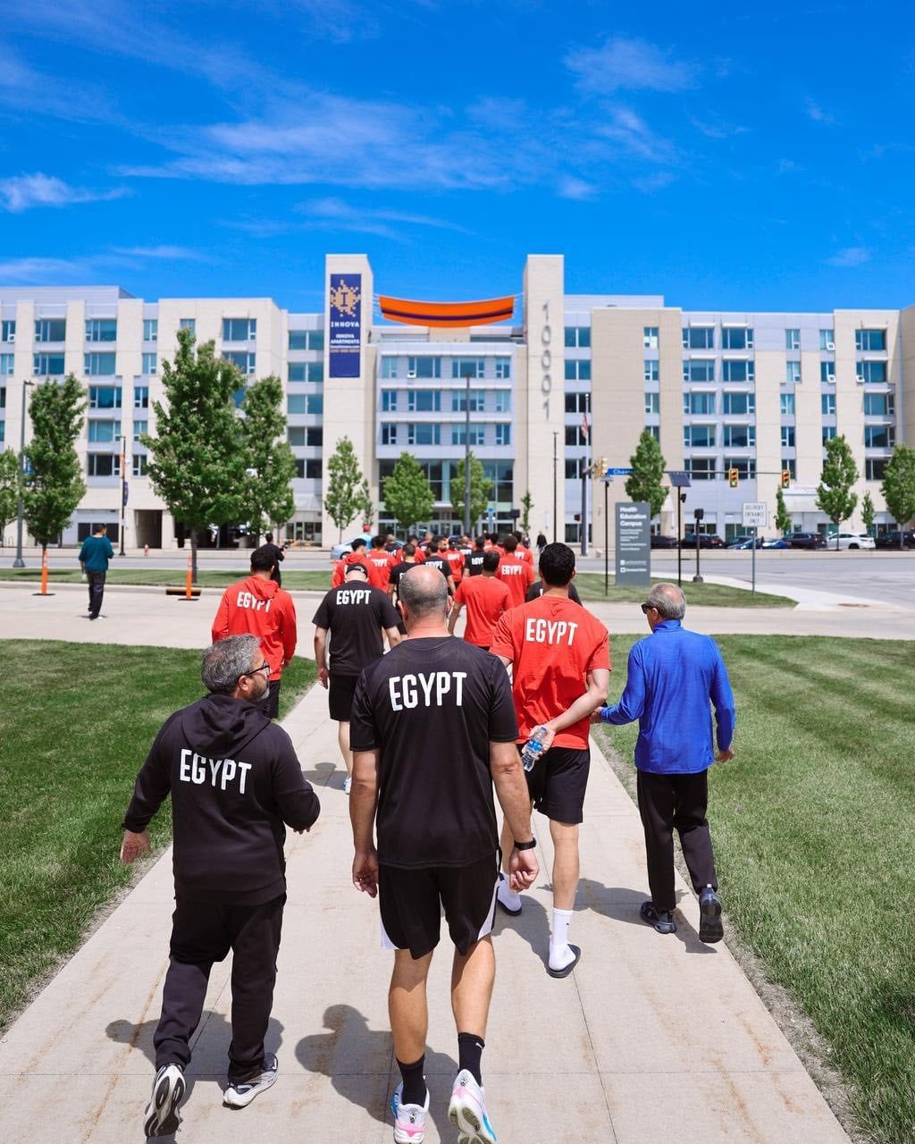 جولة سير للاعبي منتخب مصر (3)