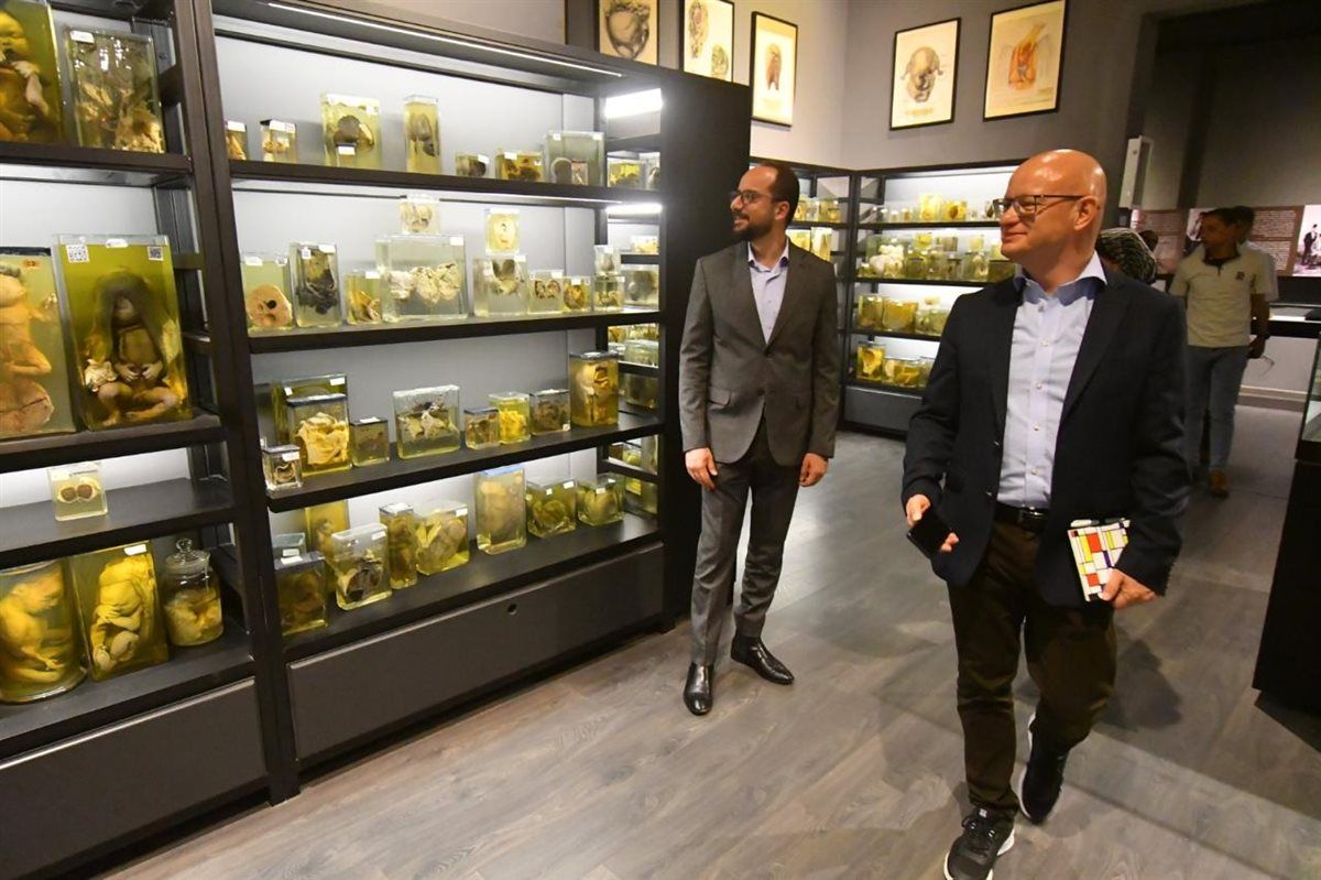 عميد قصر العيني يستقبل وفدا هولنديا لبحث تطوير منظومة التدريب الطبي الرقمي
