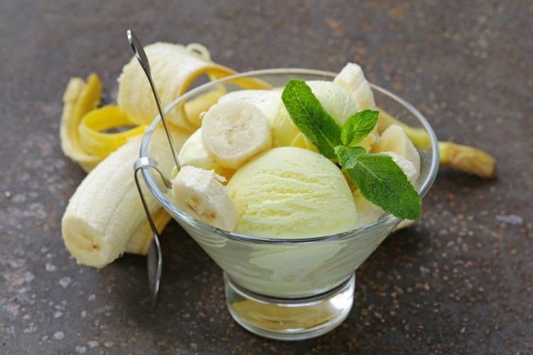 طريقة عمل آيس كريم الموز 