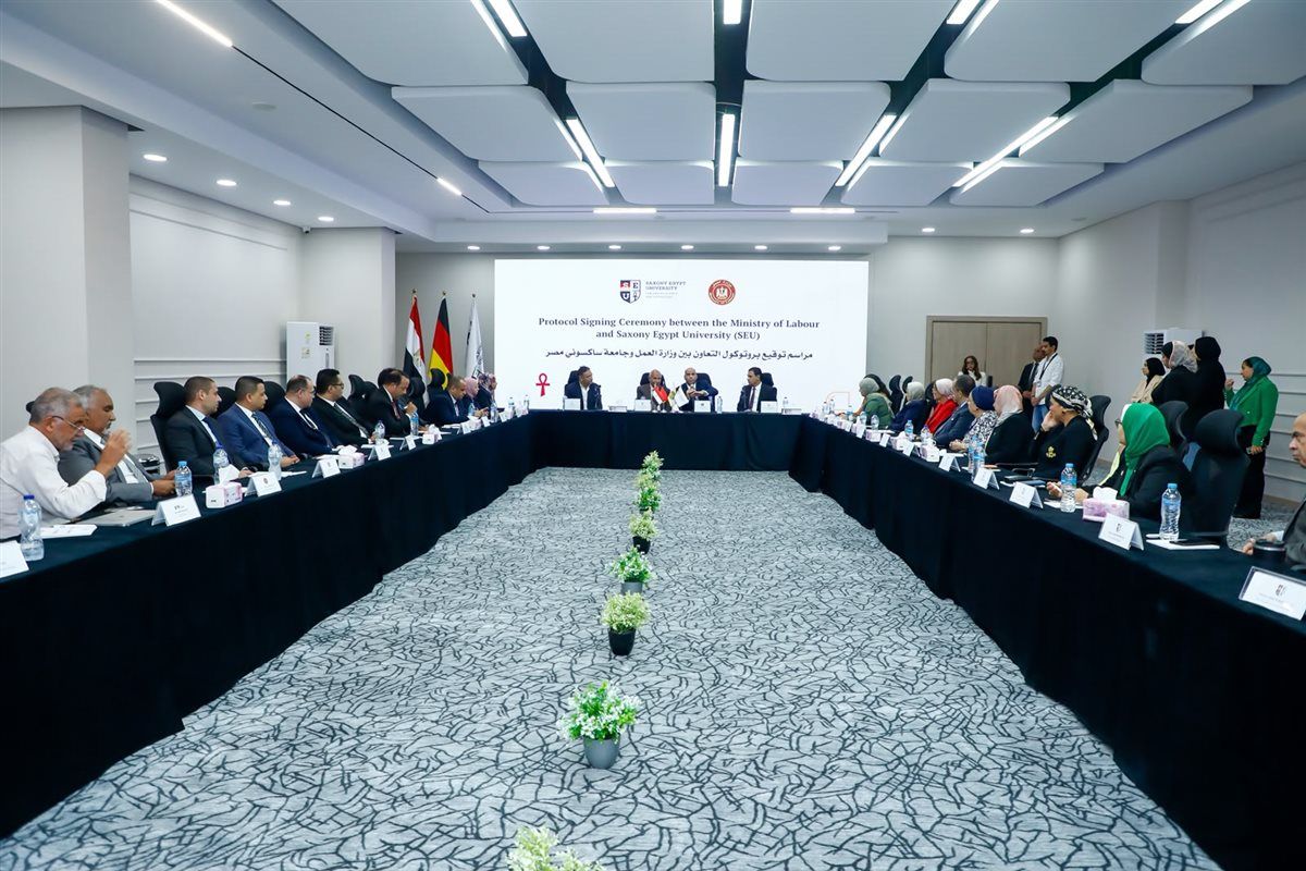بروتوكول تعاون بين وزارة العمل وجامعة ساكسوني لتأهيل الشباب لسوق العمل