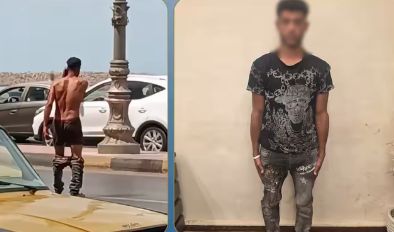 ضبط شخص ظهر في فيديو يخلع ملابسه بأحد شوارع الإسكندرية.. والتحريات تكشف معاناته من اضطراب نفسي