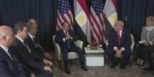 ترامب: سأحاول جمع الرئيس السيسي ورئيس وزراء إثيوبيا بشأن أزمة سد النهضة
