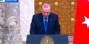 أردوغان: نرفض الهجمات الإسرائيلية على غزة وندعم مع مصر إعادة الإعمار