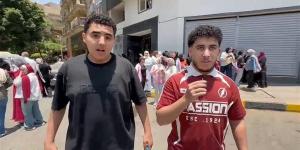 بعد أول يوم امتحانات، طالب ثانوية عامة: هنشجع المنتخب ونرجع نذاكر (فيديو)