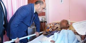 رداد يتابع مصابي حادث القطار السريع: سلامة العمال أولوية لا تقبل التهاون