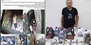 دخل كزبون وخرج بغنيمة، سقوط لص سرق محلا تجاريا بأسلوب المغافلة في دمياط (فيديو)