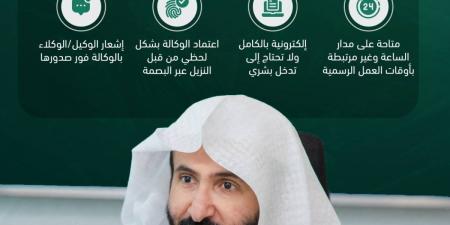 وزير العدل يوجه بإطلاق خدمة إصدار الوكالة الإلكترونية لنزلاء السجون