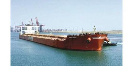 ميناء شرق بورسعيد يستقبل MV PAROSHIP أكبر سفينة صب جاف ترسو في ميناء مصري على رصيف محطة «سكاي بورتس»