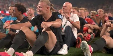 التجديف الفايكنجي، منتخب النرويج يبهر جمهور كأس العالم بأجمل احتفال بالتأهل (فيديو)