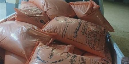 ضبط طن طحينة مجهولة وسماد زراعي مهرب للسوق السوداء بالفيوم