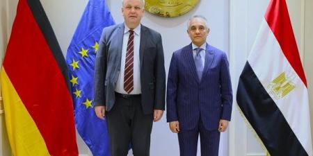 وزير العدل يستقبل السفير الألماني بالقاهرة لبحث تعزيز التعاون القضائي
