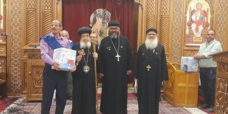الأنبا دانيال يترأس احتفالية إيبارشية المعادي بالآباء المثاليين