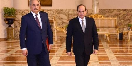 الرئيس السيسي يستقبل المشير خليفة حفتر