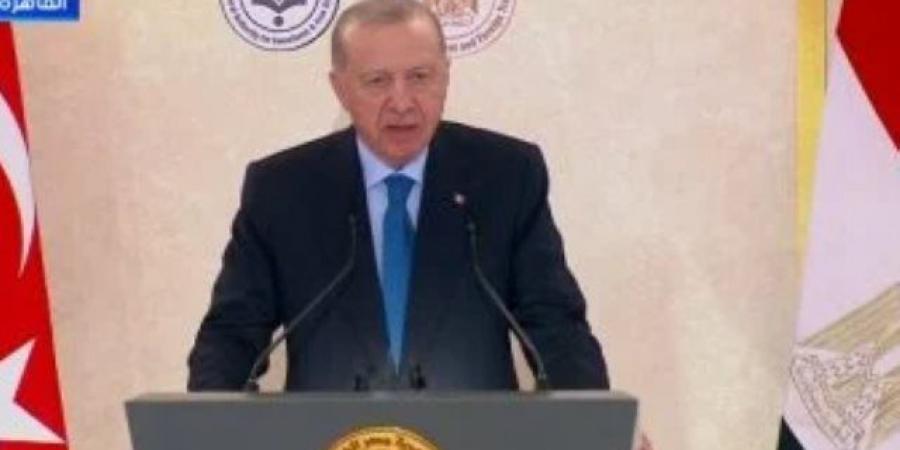 أردوغان يشكر مصر على جهودها في إيصال المساعدات الإنسانية إلى غزة