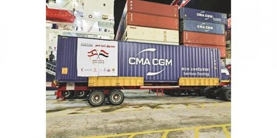 مصر ترسل ما يصل إلى نحو ألف طن من المساعدات الإغاثية العاجلة للبنان