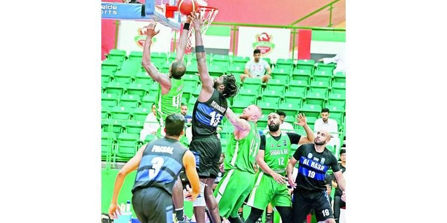 النصر والشارقة يتنافسان على مرافقة شباب الأهلي إلى نهائي دوري السلة