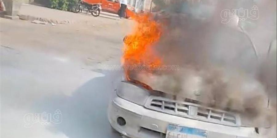 إخماد حريق بسيارة محملة بـ 20 طن سولار داخل محطة وقود في الشرقية