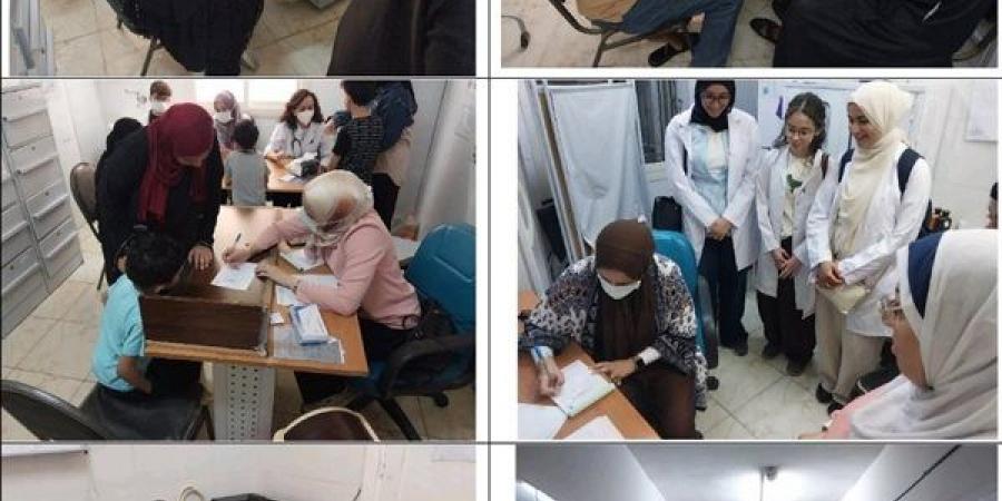 قافلة طبية متخصصة من قصر العيني لعلاج الأطفال بحي الأسمرات